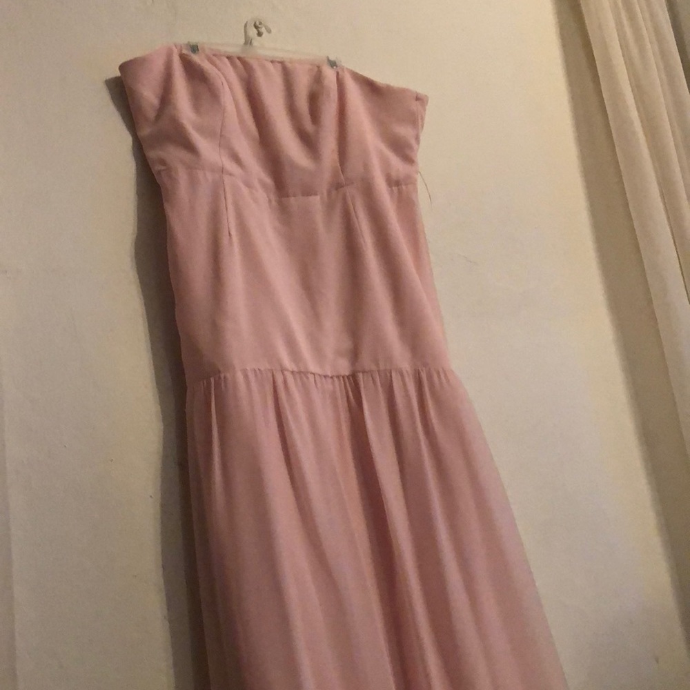 Curvy Pink mermaid formal long dress